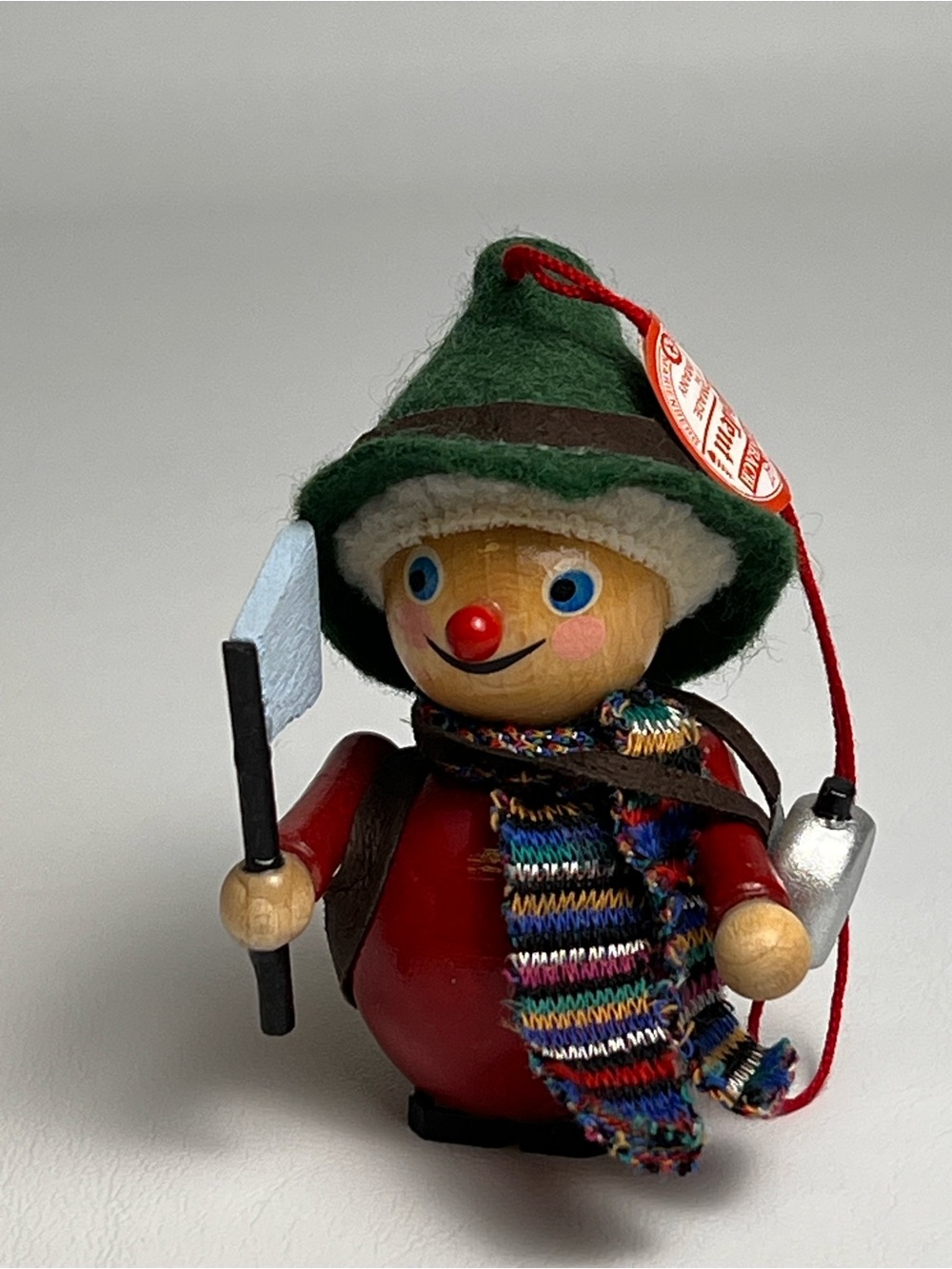 VTG Steinbach Lumberjack Camper Wood German Handmade Christmas Ornament